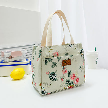 Cross-Border Aluminum Foil Insulation Bag Student with Lunch Bag Large Capacity Lunch Box Bag Women's Hand Bag Women's Bag Work Universal Bag