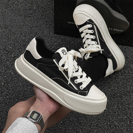 2025 Spring New Fashion Thick-soled Casual Shoes Trendy All-match Sneakers Lightweight Breathable Thick-soled Trendy Men's Shoes