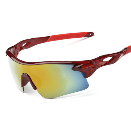 New riding sunglasses men and women fashion color film sunglasses lenses outdoor glasses factory direct 9181