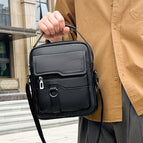 Black lychee pattern large bag