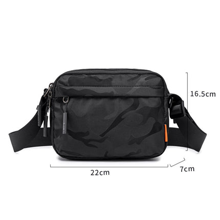 Cross-Border Wholesale Lightweight and Portable Functional Crossbody Bag for Daily Commuting, Men's Camouflage Small Shoulder Bag, Outdoor Leisure Trend