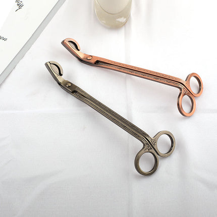 Candle Shear Candle Extinguisher Stainless Steel Thickened Semi-round Candle Wick Shear Candle Shear Candle Tool Ornaments Wholesale Factory
