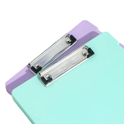 A4 folder paper material storage box student board clip writing pad multifunctional office file storage box