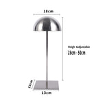 Brushed hemispherical hat rack (18cm)
