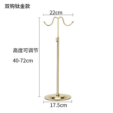 Stainless Steel Bag Hanging Rack Bag Rack Backpack Display Rack Clothing Store Display Rack Bag Store Bag Display Rack