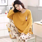 Cm-23 yellow bunny long set (imitation cotton) / M