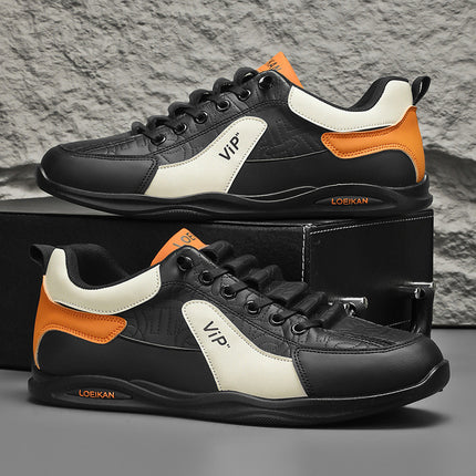 Slip-on Men's Shoes Spring 2025 New Casual Sneakers Men's Fashion Contrast Color Sneakers Outdoor Sports Forrest Gump Shoes