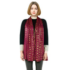 wine red gold / 180cm