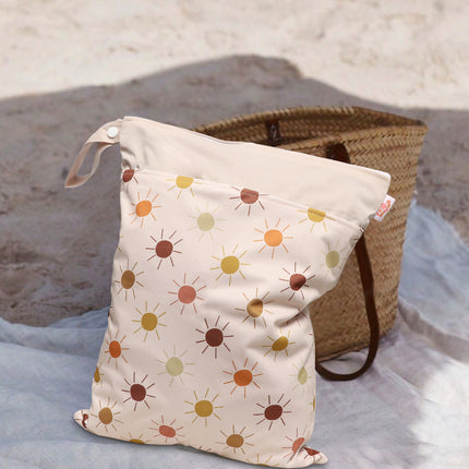 Cozy Natural Series Travel Seaside Vacation Yoga Swimming Storage Bag Dry and Wet Separation Waterproof Bag Wetbag