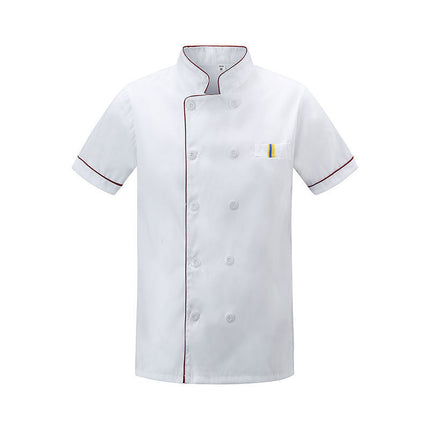 Chef's Work Clothes Men's Long Sleeve Chef's Clothes Back Kitchen Clothes Catering Restaurant Hotel Work Clothes Canteen Chef's Clothes