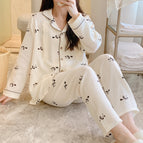 Beige panda-lapel / 2XL