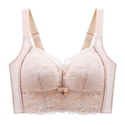 Adjustable Auxilum Straightening plus size Underwear Women's chubby girl Courtyard Bra Large Chest Small Thin