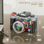 2164 retro camera-classic black 556 particles [removable lens]