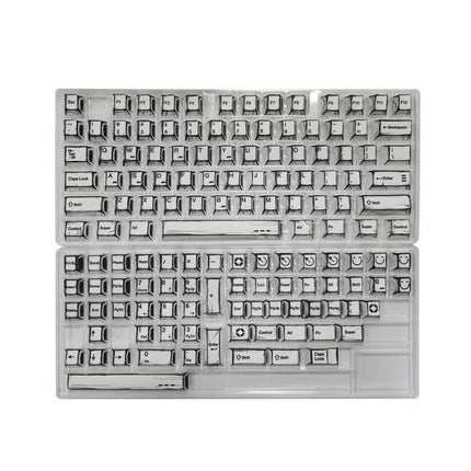 Gundam Comic Hundred Mixed Lamp Key Cap Original Height 136 Key Full Set Classic Simple Mechanical Keyboard Key Cap Key Meow