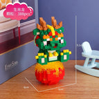 Dragon year mascot 388pcs with light (color box)
