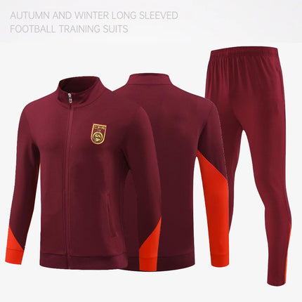 Football Training Clothing suit Men's Jersey Long Sleeve Winter Competition Team Clothing Adult Children's Jersey appearance uniform Football uniform