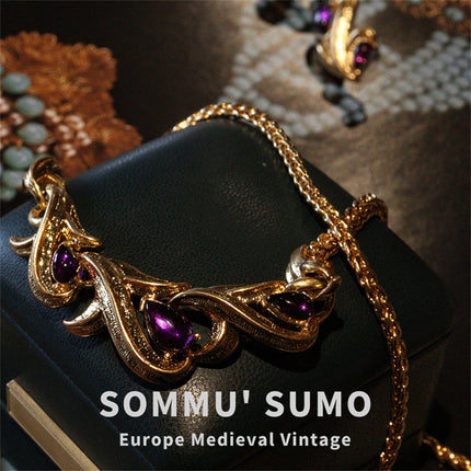 Bao Guo Li Vintage Replica Ring European and American Vintage Court Style Ring Niche Design