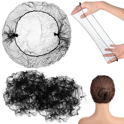 Hair Maker Dance Net Bag Ball Head Pan Head Stewardess Head Flower Hair Invisible Hair Net Wig Disposable Wig