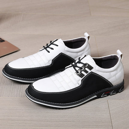 Cross-border Amazon Board Shoes Men's New Shoes Summer Fashion Men's Shoes Casual Shoes plus size British Style Lace-up