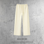 Straight pants-apricot / S