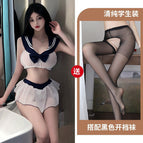 White + black open socks / One size fits all