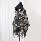 Cloak black rice / 130*150cm