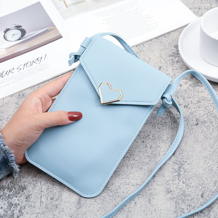 Factory wholesale touch screen mobile phone bag women's fashion mini version all-match student messenger bag women's bag cover mobile phone bag