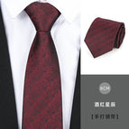8cm wine red stars hand dozen