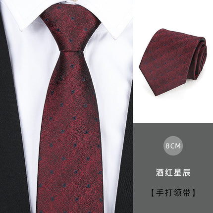 Dress Business Tie Men's and Women's Groom Wedding Black Zipper Korean Narrow No Lazy Striped Bow Tie Plaid