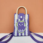 Glowing cat (purple) / 12*18