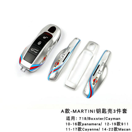 Suitable for Porsche Macan718 Cayenne Panamera911Taycan Martini Key Shell