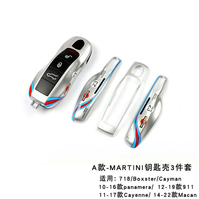 Suitable for Porsche Macan718 Cayenne Panamera911Taycan Martini Key Shell