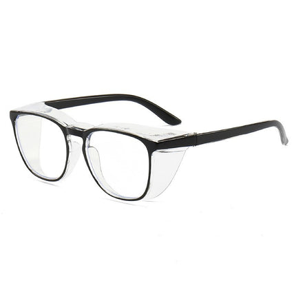 Amazon new anti-blue anti-pollen goggles anti-fog anti-sand anti-dust goggles HD flat glasses