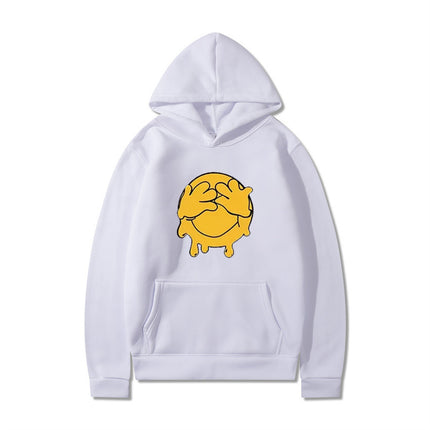 Amazon 2022 New Winter Men's and Women's Sweatshirts Hip-Hop Cartoon Printed Long-Sleeved Casual Hoodies
