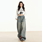 Retro blue trousers / XS