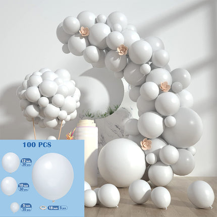 Cross-Border Amazon Macaron Solid Color Balloon Package Wedding Birthday Arrangement Balloon Party Solid Color Matte Set