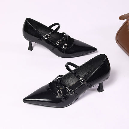 Niche French Fashion High-Heeled Shoes, Toe-Cap Sandals, Fairy Shoes, 2025 New Spring and Summer Elegant Lady Shoes