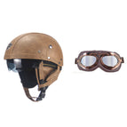 S code / K328 light brown helmet + 01 silver piece