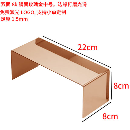 Clothing Store, Shoe Store, and Bag Display Props, High and Low Models, Stainless Steel Shoe and Bag Display Racks, Hot-Selling Cross-Border Items
