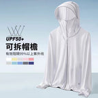 F08 white [detachable brim, cordless] / 3XL