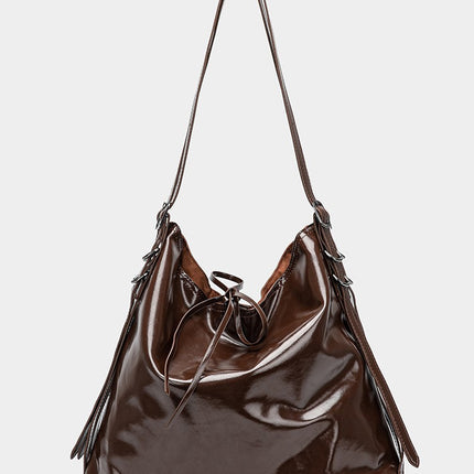 Z's 2025 Spring New Product Cross-Border Trendy Women's Bag New Year Series Buckle Decoration Large Capacity Shoulder Bucket Bag