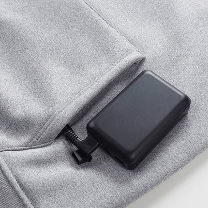 Factory Foreign Trade Electric Heating Clothing Heated Sweatshirt Cross-Border Direct Sales Heating Clothing Autumn and Winter Smart Charging Warm Sweatshirt for Men