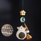 Money bag rotating sachet + 3 bottles of fragrant pills