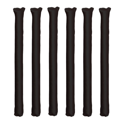 Amazon same lazy curling iron 25cm no heat curling iron set rubber six-color six-piece dish hair stick women