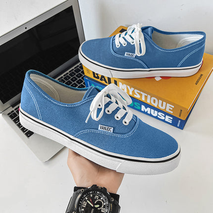 Spring new breathable canvas shoes men's classic shoes Hong Kong style Joker casual shoes Korean Niche board shoes wholesale