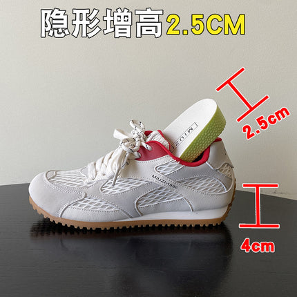 2025 New Summer Mesh Fashionable Breathable Sports Training Shoes for Women Lightweight Casual Dad Shoes Outdoor Forrest Gump Shoes