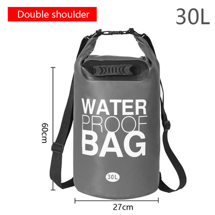 Outdoor Waterproof Bag Rafting Beach Backpack Swimsuit Clothes Mobile Phone Storage Bag Pvc Interlayer Mesh Ready Stock