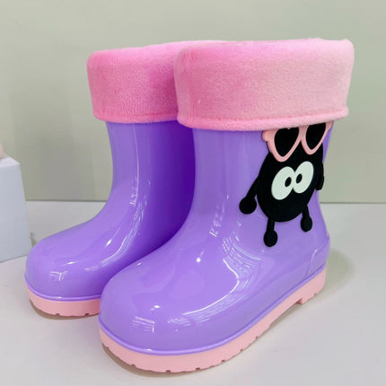 Children's rain boots wholesale boys and girls cartoon rain boots baby children's water shoes four seasons universal wear-resistant rubber shoes wholesale