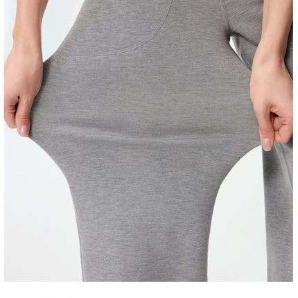 Summer New Gray Sports Casual Pants Women's Pocket Drawstring Thin High Waist Straight Cool Tall Pants