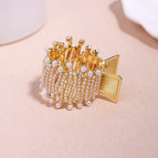 Champagne gold beads irregular
